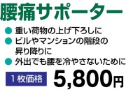 腰痛サポーター価格